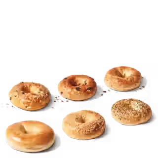 6 Assorted Bagels