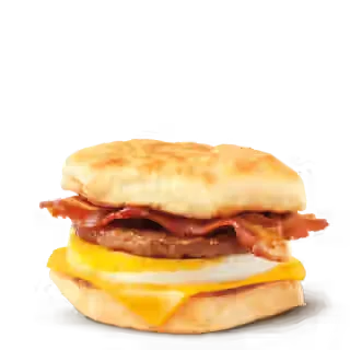 Double Stacked Breakfast Sandwich