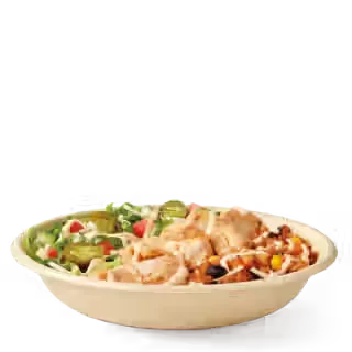 Habanero Chicken Loaded Bowl with Cheese