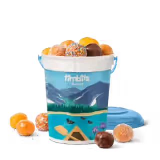 Summer Timbits Bucket with 30 Timbits