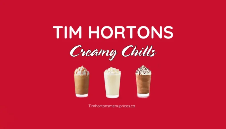 Tim Hortons Creamy Chills