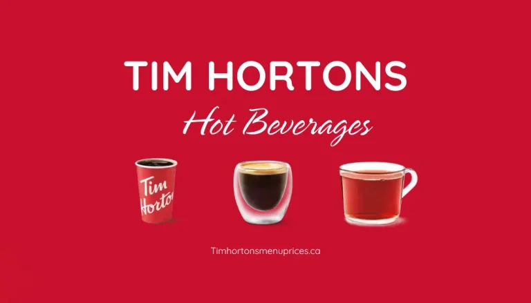 Tim Hortons Hot Beverages