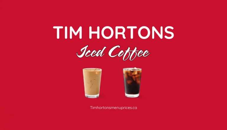 Tim Hortons Iced Coffee