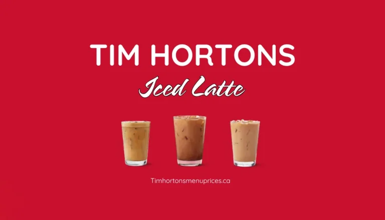 Tim Hortons Iced Latte