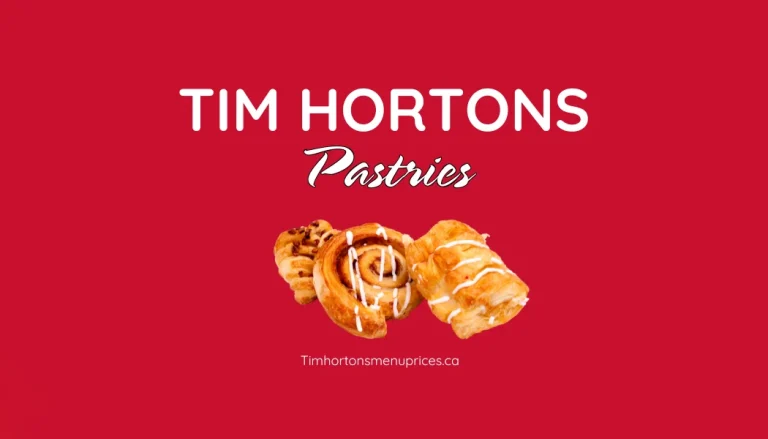 Tim Hortons Pastries