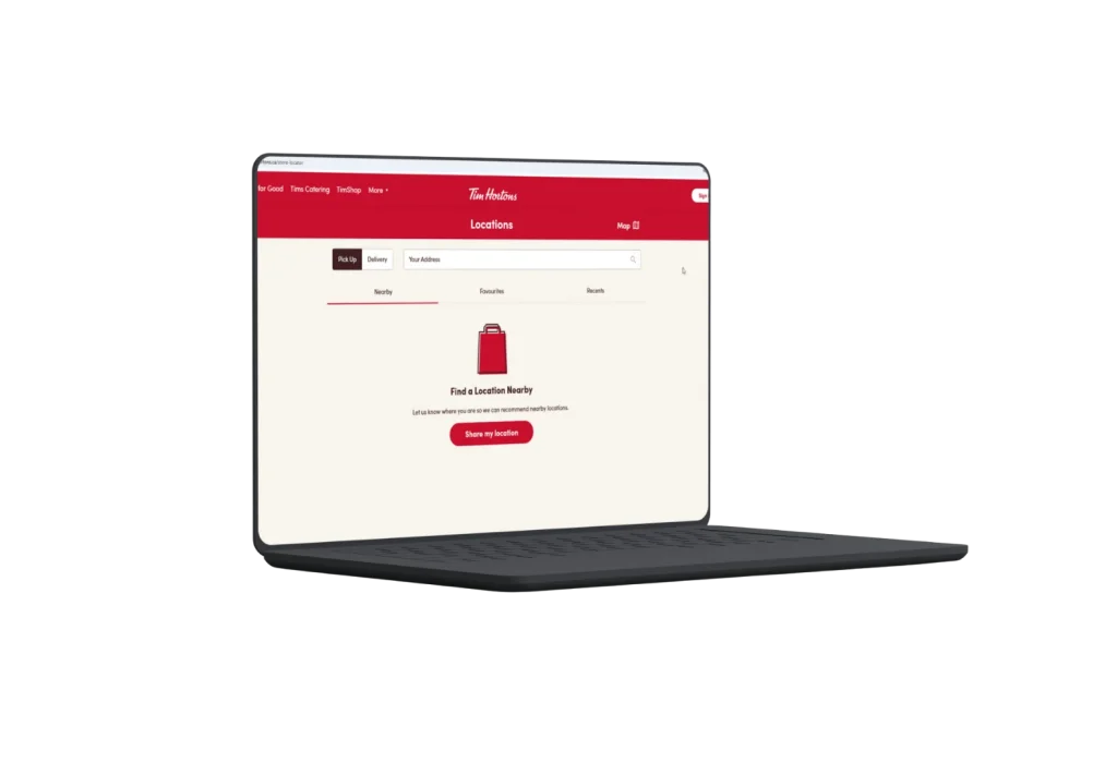 Tim Hortons Website Online Order